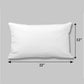White Polyster Microfiber 12"x22" Cushion Insert