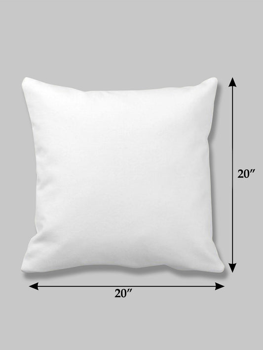 White Polyster Microfiber 20"x20" Cushion Insert