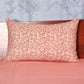 Blush Pink colored bed cover with 2 floral printed pillow covers made from cotton blend for queen size double bed 90x108 inch
