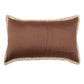 Bedcover With 2 Pilllow Sham Cotton Ployester Stripes Patchwork with Print Brown - 90" X 108", 17" X 27"