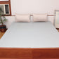 Bed Cover With 2 Pilllow Sham Polyester Blend Self textured Mint - 90" X 108", 17" X 27"