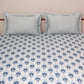 Bed Cover With 2 Pilllow Sham Cotton Blend Chevron Printed Multi - 90" X 108", 17" X 27"