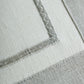 Light Grey colored embroidered bed cover with 2 matching pillow covers made from cotton blend for queen size double bed 90x108 inch