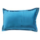 Bedsheet 100% Cotton 400TC Embroidered for King Size Double Bed with Pillow Covers Teal Blue - Bedsheet 108x108inches, Pillow Covers 17x27inches
