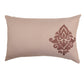 Quilt with 2 Pillow Covers Cotton Blend Motif Panels with Embroidered Coral - 90" X 108", 17" X 27"