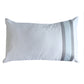 Grey blue colored embroidered bed quilt /comforter with 2 matching pillow covers made from polyester front and cotton backed quilt for king size double bed 