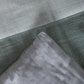 gray blue colored bed quilt / comforter with 2 matching pillow covers made from polyester front and cotton backed quilt / comforter for king size double bed 