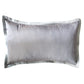 pillow cover for Grey colored bed quilt with 2 matching pillow covers made from polyester front and cotton backed quilt for king size double bed 