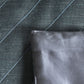 Blue colored bed quilt /comforter with patchwork and embroidery along with 2 matching pillow covers made from polyester front and cotton backed quilt for king size double bed 