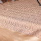 Brocade Table Cover with Paisley Pattern with Golden Border  - 52in x 84in