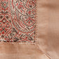 Brocade Table Cover with Paisley Pattern with Golden Border  - 52in x 84in