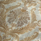 Golden colored benarasi Brocade Silk Table cover with panel border and tassles for 6 seater table 52x84 inches