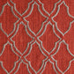 Embroidered Placemat/Tablemats and Napkins Set | Dinner Table Mats/Napkins | Polycanvas - Rust | Set of 6 Mats 13x19 in & Set of 6 Dining Napkins 16x16in | (33x48 cms, 40x40 cms)