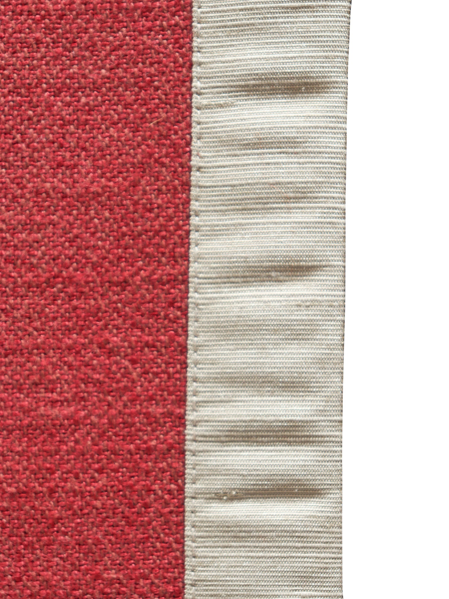 red colored table runner with golden border - 12x84 inch size