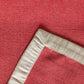 Textured Table Runner with Flange Border | Red and Gold | 4 Seater / 6 Seater Table Runner Cloth, Table Runner for Living Room, Dining Table Runner- 30 cms x 210 cms; 12 inches x 84 inches.