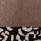 Carpet Hand Tufted 100% Woollen Border Beige And Brown Leopard  - 4ft X 6ft