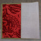 Carpet Hand Tufted 100% Woollen  Abstract Floral Red - 4ft X 6ft