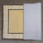 Carpet Hand Tufted 100% Woollen Ornamental Border Gold Brown - 4ft X 6ft
