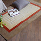 Carpet Hand Tufted 100% Woollen Beige,Rust And Brown Border Stripes - 4ft X 6ft