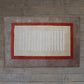 Carpet Hand Tufted 100% Woollen Beige,Rust And Brown Border Stripes - 4ft X 6ft