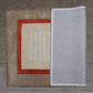 Carpet Hand Tufted 100% Woollen Beige,Rust And Brown Border Stripes - 4ft X 6ft