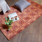 Carpet Hand Tufted 100% Woollen Rust Cuban Tile - 4ft X 6ft