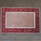 Carpet Hand Tufted 100% Woollen Beige And Red Bordered - 4ft x 6ft