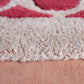 Carpet Hand Tufted 100% Woollen Beige And Red Bordered - 4ft x 6ft