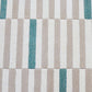 Carpet Hand Tufted 100% Woollen Beige And Brown And Turquoise Geometric Pattern - 4ft X 6ft