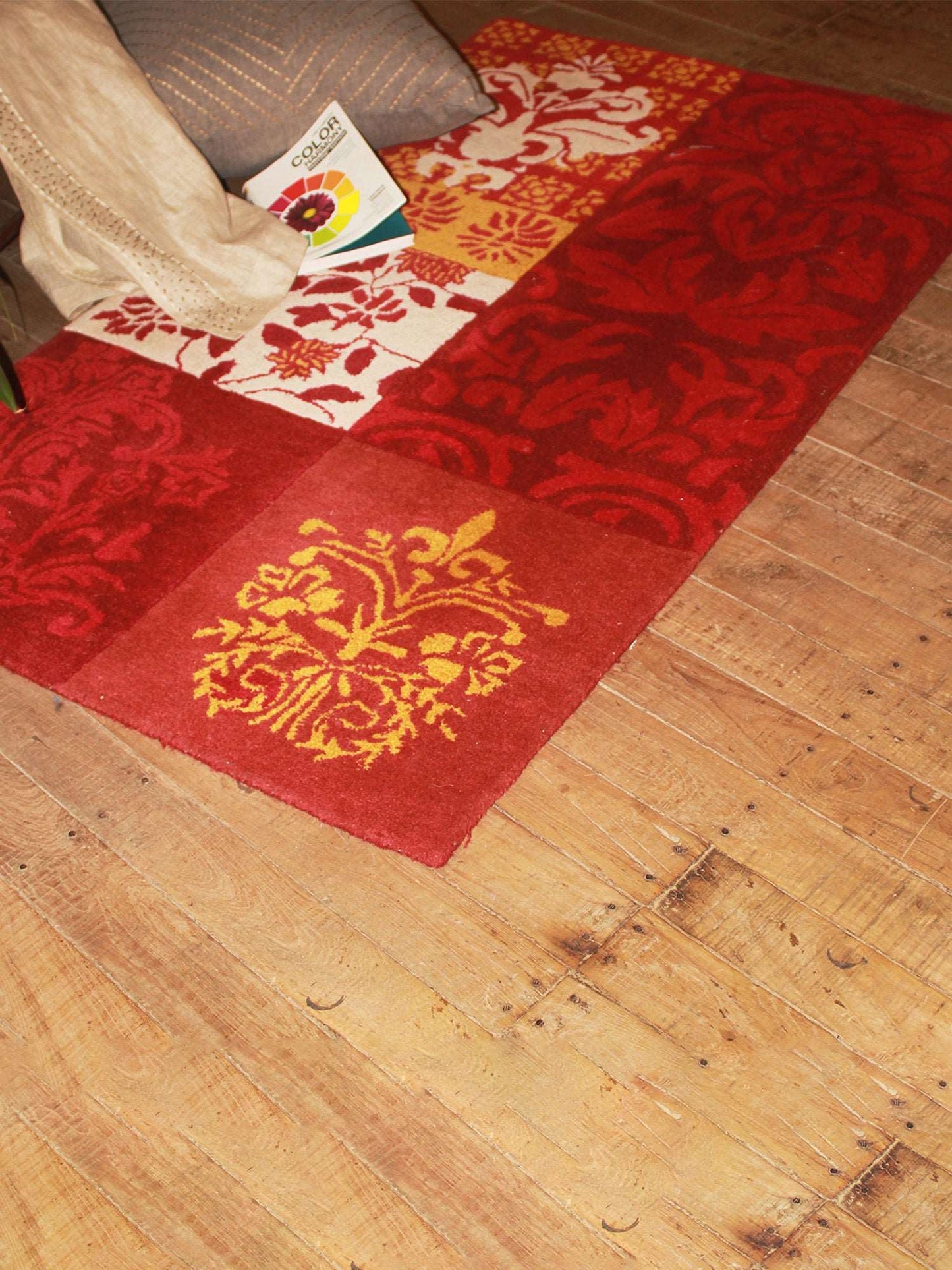 Carpet Hand Tufted 100% Woollen Multi Color - 3ft X 5ft