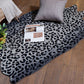 Carpet Hand Tufted 100% Woollen Grey And Black Animal Print - 4ft X 6ft