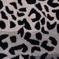 Carpet Hand Tufted 100% Woollen Grey And Black Animal Print - 4ft X 6ft