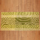 Carpet Hand Tufted 100% Woollen Green Geometric - 2ft X 4ft