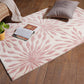 Carpet Hand Tufted 100% Woollen Pink Floral Decadence- 4ft X 6ft