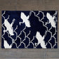 Carpet Hand Tufted 100% Woollen Blue Crane - 4ft X 6ft