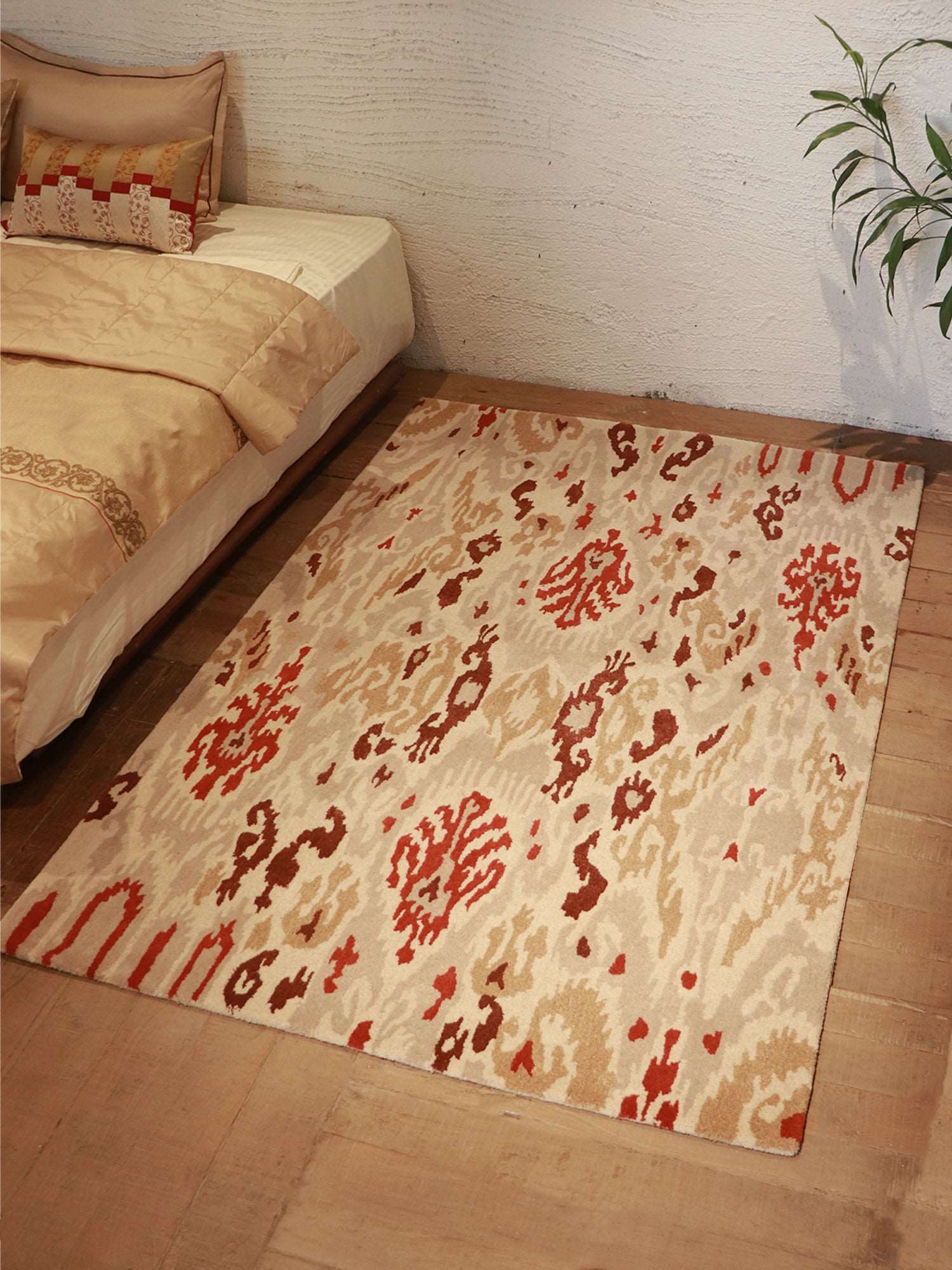 Carpet Hand Tufted 100% Woollen Abstract Multi - 4 X 6 Feet