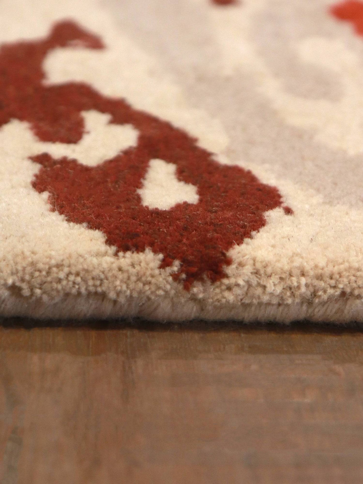 Carpet Hand Tufted 100% Woollen Abstract Multi - 4 X 6 Feet