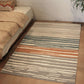 Carpet Hand Tufted 100% Woollen Stripes Multi - 4 X 6 Feet