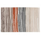 Carpet Hand Tufted 100% Woollen Stripes Multi - 4 X 6 Feet
