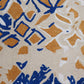 Carpet Hand Tufted 100% Woollen Beige Gold Blue Abstract - 4ft X 6ft
