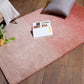 Carpet Hand Tufted 100% Woollen Red Grey Ombre - 4ft X 6ft