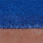 Carpet Hand Tufted 100% Woollen Blues Green Yellow Striped - 4ft X 6ft