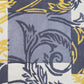 Carpet Hand Tufted 100% Woollen Yellow Grey Patchwork Scroll - 4ft X 6ft