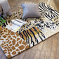 Carpet Hand Tufted 100% Woollen Patchwork Beige And Off White Animal - 4ft X 6ft