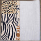 Carpet Hand Tufted 100% Woollen Patchwork Beige And Off White Animal - 4ft X 6ft