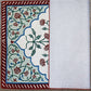 Carpet Hand Tufted 100% Woollen Mushroom, Rust And Aqua - 4ft X 6ft