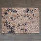 Carpet Hand Tufted 100% Woollen Mushroom, Rust And Aqua - 4ft X 6ft