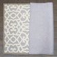 Carpet Hand Tufted 100% Woollen Mushroom And Offwhite Trellis  - 4ft X 6ft
