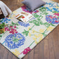 Carpet Hand Tufted 100% Woollen Floral And Leaf Multi - 4ft X 6ft