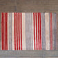 Carpet Hand Tufted 100% Woollen Mushroom, Wine And Grey Stripes - 4ft X 6ft